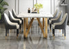 Spacious Comfort Iconic Marble Dining Table Set / Lixra
