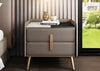 Set Of 2 Wooden Finish Night Stand / Lixra