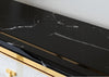 Light Marble Top Modern Buffet Table