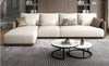 Solid Wooden Framed Luxurious Fabric Sectional Sofa Set / Lixra