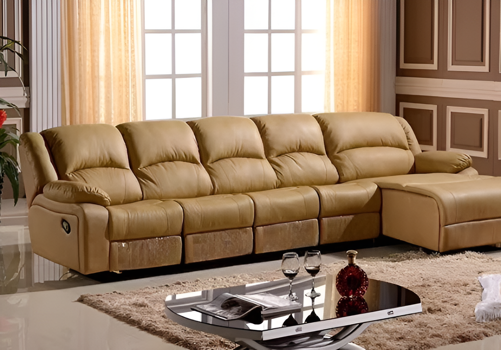 Power Recliner Leather Sectional Sofa / Lixra / Lixra
