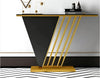 Modern V-Shaped Marble Accent Table / Lixra