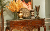 Handcrafted European Luxurious Accent Table with Storage / Lixra