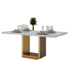 Sophisticated Designed Marble Dining Table