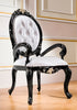 Set Of 4 Lavishing Look Dining Chairs  / Lixra