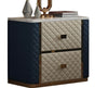Modern Rectangular Leather Panel Bed / Lixra