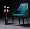 Set Of 4 Luxurious Leather Dining Chairs / Lixra