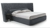 Exquisite Designed Tufted Fabric Bed / Lixra