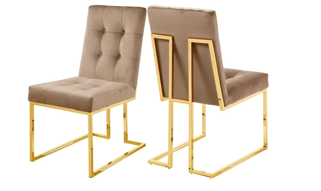 4 Piece Luxurious Velvet Dining Chairs / Lixra
