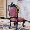 Elegant European Leather Dining Chairs Set of 4 / Lixra