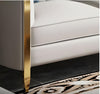 Matte Finish 3-Pcs Leather Sofa Set