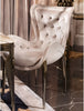 Set Of 6 Tufted Designed Velvet Dining Chairs / Lixra
