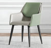 Set Of 6 Modern Leather Dining Chairs