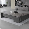 Functional Beauty The Ultimate L-Shaped Grey Wooden Desk / Lixra