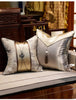 Shiny Silver And Purple Pillow Cover / Lixra