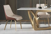 Fine Rectangular Marble Dining Table Set / Lixra