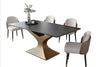 Modern Designed Marble Dining Table Set / Lixra