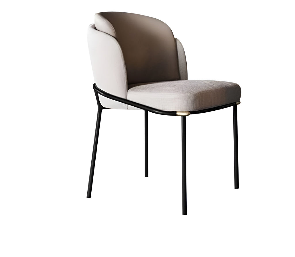 Set Of 4 Italian Fabric Dining Chair / Lixra