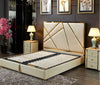 Contemporary Modernistic Comfort Leather Bed / Lixra