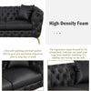 Modern Tufted Style 3-2-1 Leather Sofa Set / Lixra