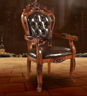 4 Piece Wooden Crafted Dining Chairs / Lixra