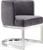 U-Shaped Velvet Fabric Dining Chair / Lixra
