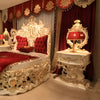 Classical Tufted European Round Leather Bed / Lixra