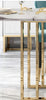 Nordic Metallic Marble Dining Table / Lixra