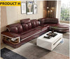 Customizable Sectional Leather Sofa Set With Built-In Speaker / Lixra