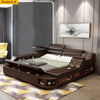 Contemporary Modern Multifunctional Leather Bed / Lixra
