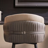 Modern Luxurious Set of 2 Leather Upholstered High Raised Stools / Lixra