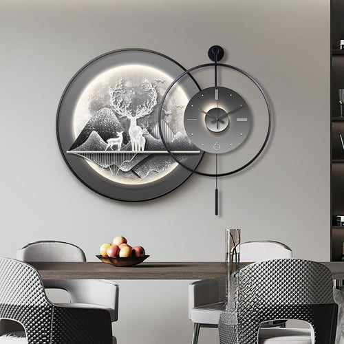 Ultra Modern Luxurious Nature Inspired Wall Clock / Lixra