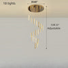 Ultra Modern Electroplated Crystal Chandelier