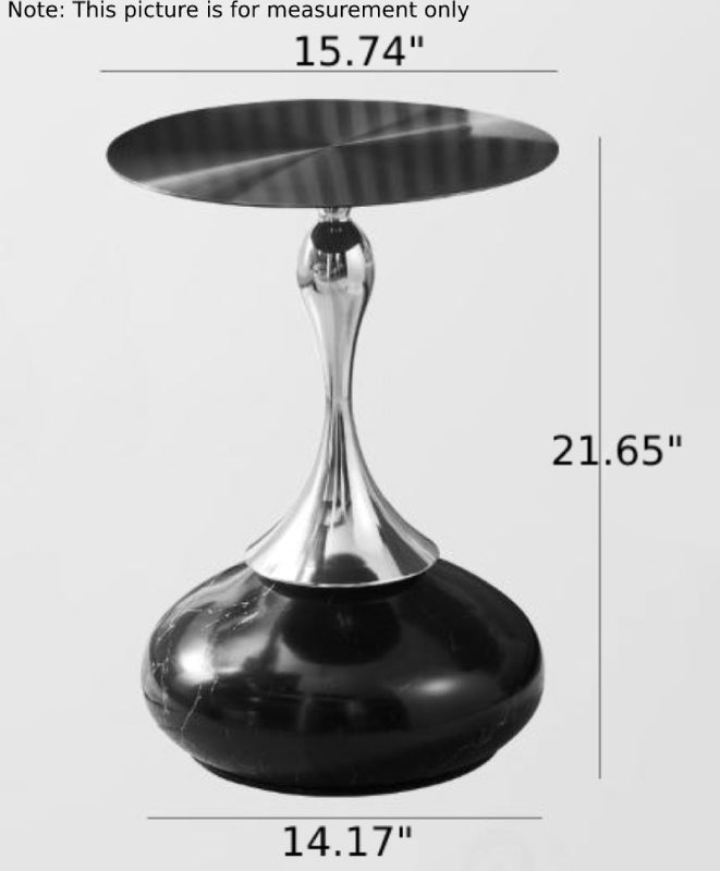 Innovative Design Golden Finish Ultra Modern Side Tables