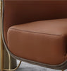 Modern Leather Upholstered Accent Chair / Lixra