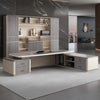 Elegant Design Wooden Office Desk With Storage / Lixra