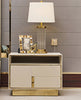 Set Of 2 Golden Base Nightstand / Lixra