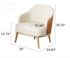 Elegant Design Luxurious (Set of 2) Accent Chair / Lixra