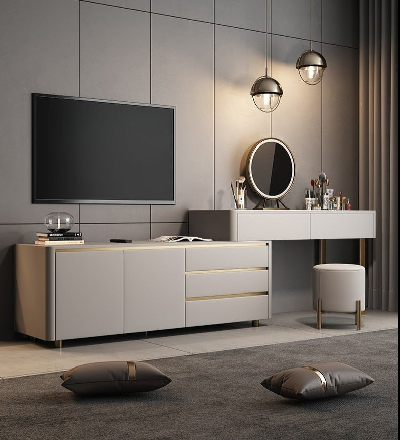 Luxurious Mirror Dresser Makeup Table
