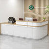 L Shaped Exclusive Design Office Reception Desk / Lixra