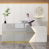 Commercial Front Office Reception Desk With Storage / Lixra