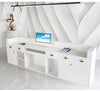 Modern Luxurious Wooden Reception Desk / Lixra