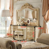 Villa Luxurious Solid Wood European Dressing Table With Stool / Lixra