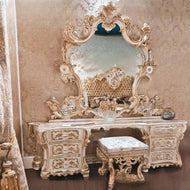  Luxurious Carved European Dressing Table / Lixra 