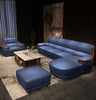 Leather Upholstered Sofa Set Living Room Furniture / Lixra