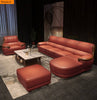 Leather Upholstered Sofa Set Living Room Furniture / Lixra