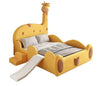 Velvet and Leather Giraffe Theme Kids Bed / Lixra