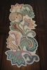 Multicolor Beaded Floral Table Runner / Lixra