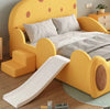 Velvet and Leather Giraffe Theme Kids Bed / Lixra