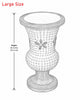Antique Floor Flower Vase / Lixra